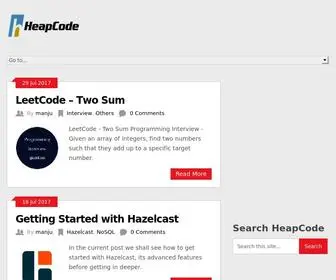 Heapcode.com(Java) Screenshot