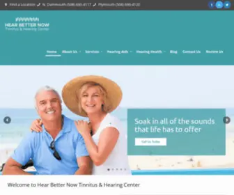 Hearbetternowllc.com(Hear Better Now Tinnitus & Hearing Center) Screenshot