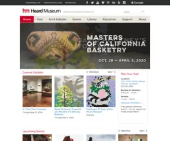 Heard.org(Heard Museum) Screenshot