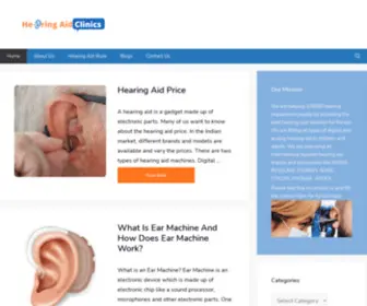 Hearingaidclinics.in(Hearing Aid Clinics) Screenshot