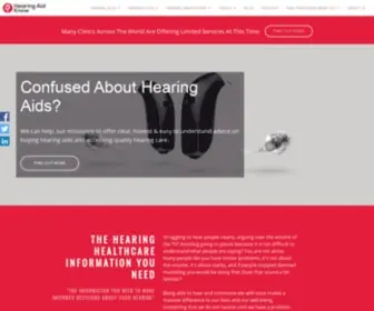 Hearingaidknow.com(Hearing aid advice & reviews) Screenshot