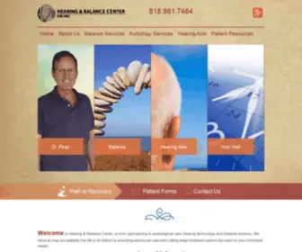 Hearingbalanceencino.com(Hearing &amp; Balance Center) Screenshot