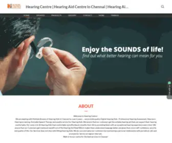 Hearingcentre.co.in(Hearing Centre) Screenshot