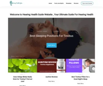 Hearinghealthguide.com(Hearing Health Guide) Screenshot