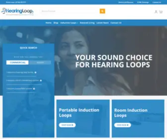 Hearingloop.co.uk(Induction Loop Equipment For The Hard Of Hearing) Screenshot