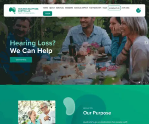 Hearingmattersaustralia.org(Hearing Matters Australia) Screenshot