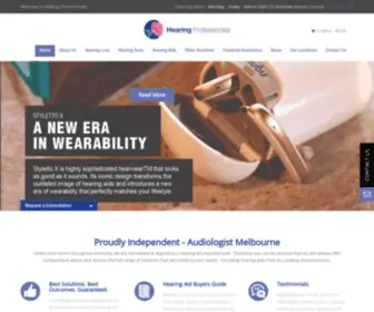 Hearingpro.com.au(Hearing Aids Melbourne) Screenshot