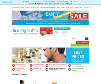Hearingsavers.com.au(HEARING SAVERS) Screenshot