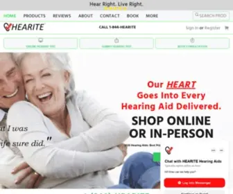 Hearite.com(Online Test & Hearing Aid Guide) Screenshot