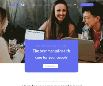 Hearme.pl(Wellbeing i Wsparcie psychologiczne dla pracowników) Screenshot