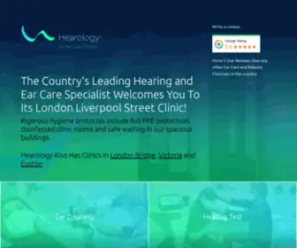 Hearologyliverpoolstreet.uk(Microsuction Ear Wax Removal) Screenshot