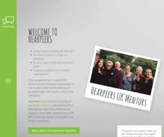 Hearpeers.uk(Homepage) Screenshot