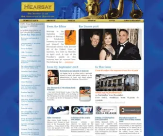 Hearsay.org.au(Home) Screenshot