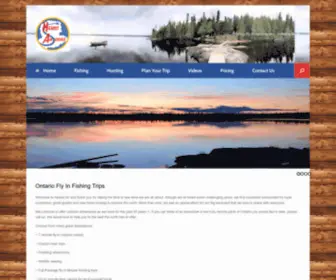 Hearstair.com(Ontario Fly in Fishing Outpost Trips) Screenshot