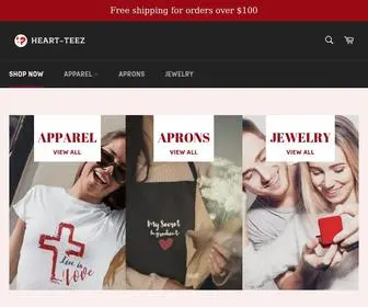 Heart-Teez.com(Heart-Teez Apparel & Gifts) Screenshot