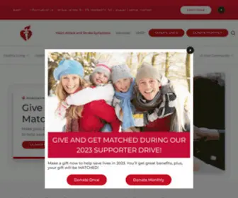 Heart.org(American Heart Association) Screenshot