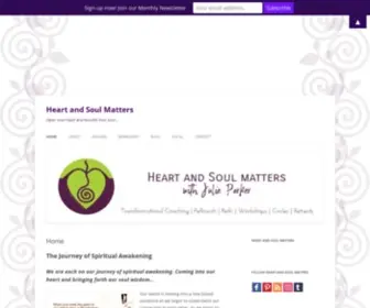 Heartandsoulmatters.com.au(We are on a journey of spiritual awakening) Screenshot