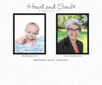 Heartandsoulportraits.com(Heart and Soul Portraits) Screenshot