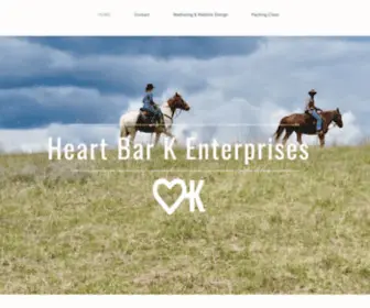 Heartbar-K.com(Heart Bar K Enterprises) Screenshot