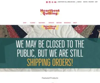 HeartbeatQuilting.com(Quality & Affordable Longarm Machine Quilting Supplies) Screenshot