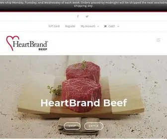 Heartbrandbeef.com(HeartBrand Beef®) Screenshot