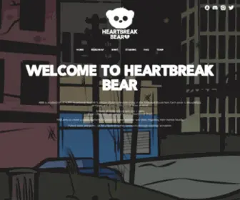 Heartbreakbear.com(Heartbreak Bear Home Page) Screenshot