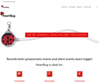 Heartbug.com.au(Australia's Friendliest Heart Monitoring Service) Screenshot