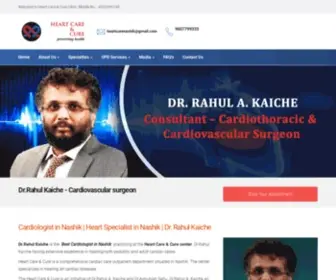 Heartcareandcure.com(Cardiologist in Nashik) Screenshot