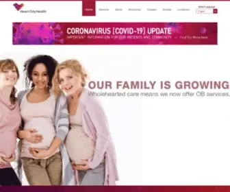 Heartcityhealth.org(Heart City Health Center) Screenshot