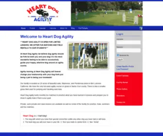 Heartdogagility.com(Heart Dog Agility) Screenshot