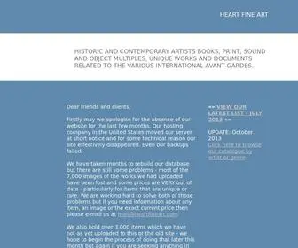 Heartfineart.com(Heart Fine Art) Screenshot