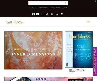 Heartfulnessmagazine.com(Spiritual Magazine) Screenshot