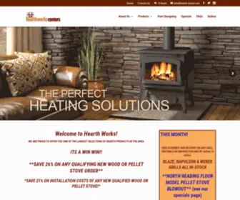 Hearth-Works.com(HearthWorks Centers) Screenshot