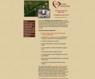 Hearthealthynaturalbeef.com(Grass fed beef) Screenshot