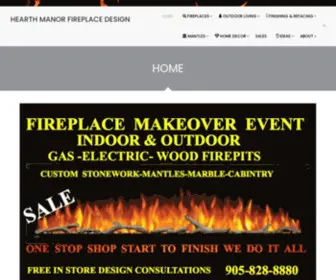 Hearthmanorfireplaces.com(HEARTH MANOR FIREPLACES Complete Design & Build Services MISSISSAUGA) Screenshot