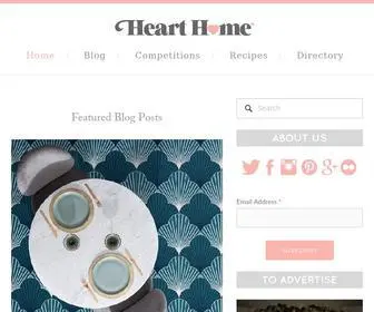 Hearthomemag.co.uk(Heart Home magazine Heart Home Social Icons) Screenshot