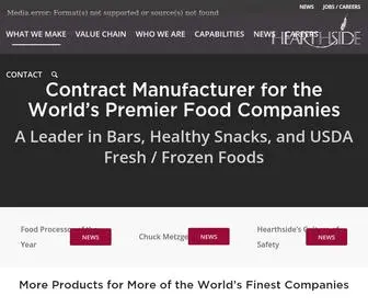 Hearthsidefoods.com(Hearthside Food Solutions LLC) Screenshot