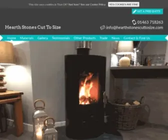 Hearthstonescuttosize.com(Fireplace Hearths Inverness) Screenshot