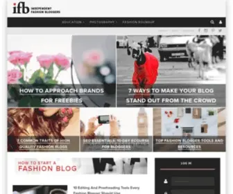 Heartifb.com(Independent Fashion Bloggers) Screenshot