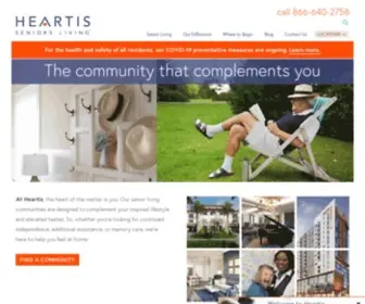 Heartis.com(Assisted & Independent Living) Screenshot