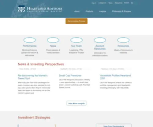Heartlandadvisors.com(Heartlandadvisors) Screenshot
