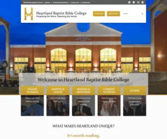 Heartlandbaptist.edu(Heartland Baptist Bible College) Screenshot