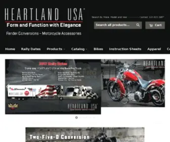 Heartlandbiker.com(Heartland USA Wide Tire Conversions Motorcycle Accessories) Screenshot