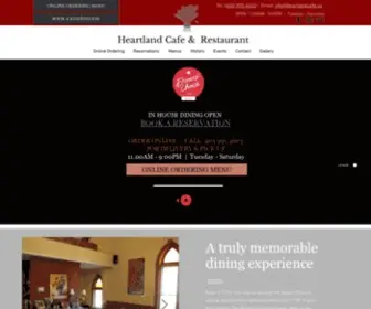 Heartlandcafe.ca(The Heartland Cafe and Restaurant) Screenshot