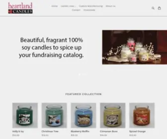 Heartlandcandles.com(Heartland Candles) Screenshot