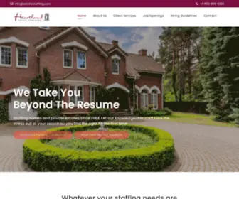 Heartlandcaregivers.com(Heartland Domestic Staffing Agency) Screenshot