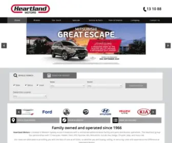 Heartland.com.au(Heartland Motors) Screenshot