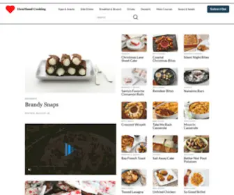 Heartlandcooking.com(Straight from the heartland) Screenshot