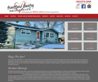 Heartlandcountry.net(Heartland Country Real Estate) Screenshot