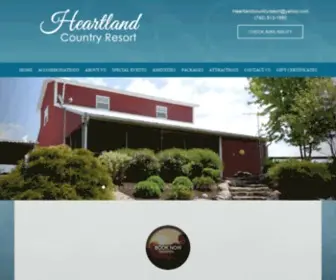 Heartlandcountryresort.com(Heartland) Screenshot